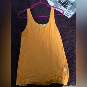 orange tanktop, size small